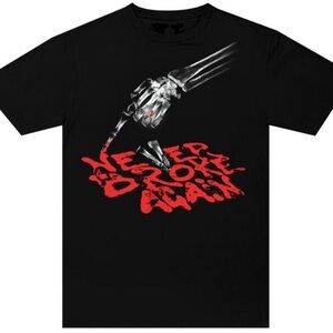 Vlone x Youngboy BLACK "BONES" Tee- Size M